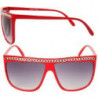 Lady Gaga Vintage Mode Sonnenbrille chain red ruby