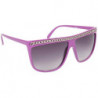 Lady Gaga Vintage Mode Sonnenbrille chain purple ruby