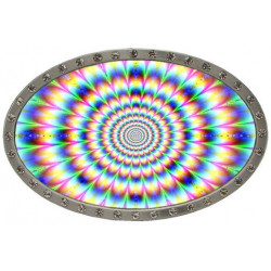 Illusion Rainbow Gürtelschnalle Opart Design
