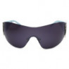 Wide Shield Mode Designer Sonnenbrille smoke blue