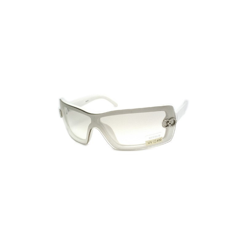 OC Shield Fashion Damen Sonnenbrille white