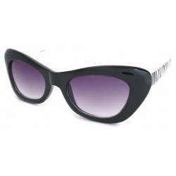 Retro Schmetterlings Designer Sonnenbrille Vintage Zebra black