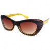 Retro Schmetterlings Designer Sonnenbrille Vintage Kult leopard