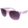 Blues Brothers Safari Zebra Designer Sonnenbrille white pink