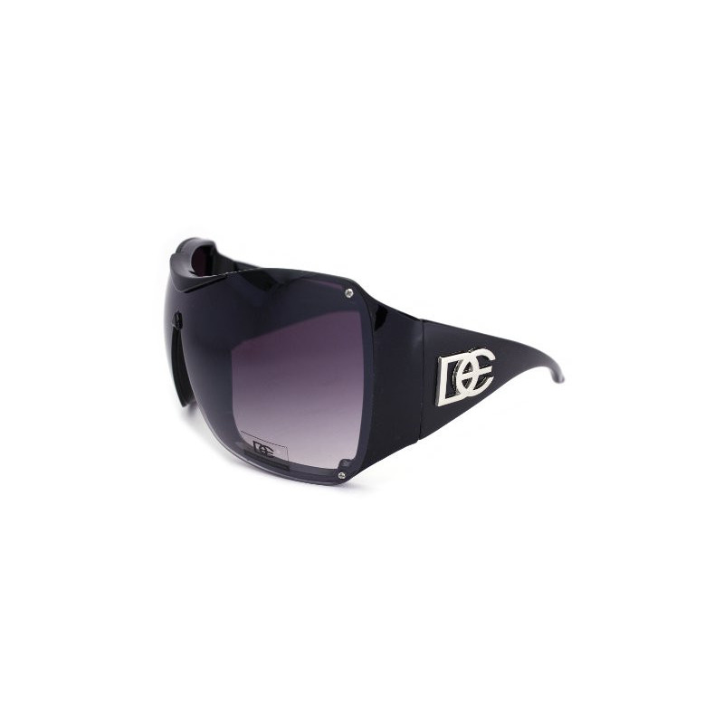 DE Eyewear Grosse Mode Designer Sonnenbrille black ruby