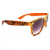 Blues Brothers Safari Zebra Designer Sonnenbrille orange