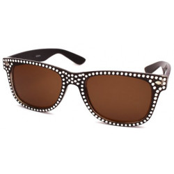 Glamour Wayfarer Blues Brothers Sonnenbrille brown desert