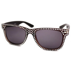 Glamour Wayfarer Blues Brothers Sonnenbrille wine smoke