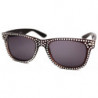 Glamour Wayfarer Blues Brothers Sonnenbrille wine smoke