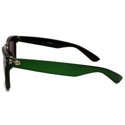 Glamour Wayfarer Blues Brothers Sonnenbrille green smoke