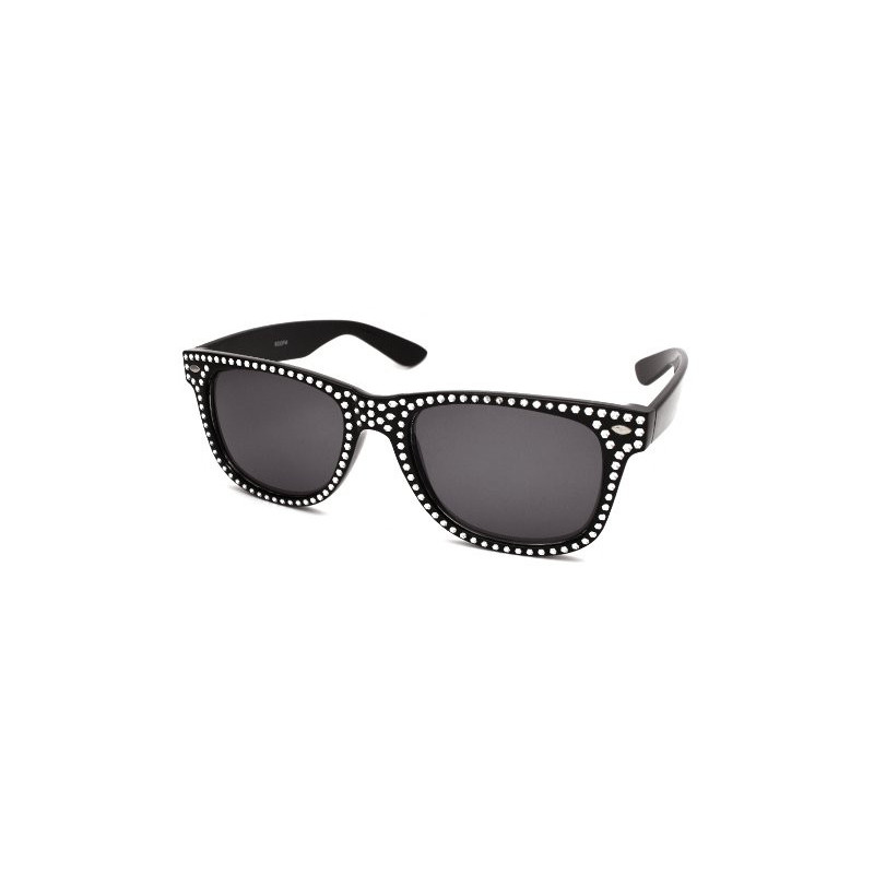 Glamour Wayfarer Blues Brothers Sonnenbrille black smoke