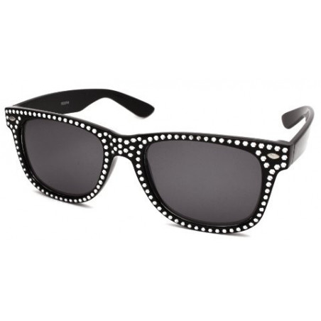 Glamour Wayfarer Blues Brothers Sonnenbrille black smoke