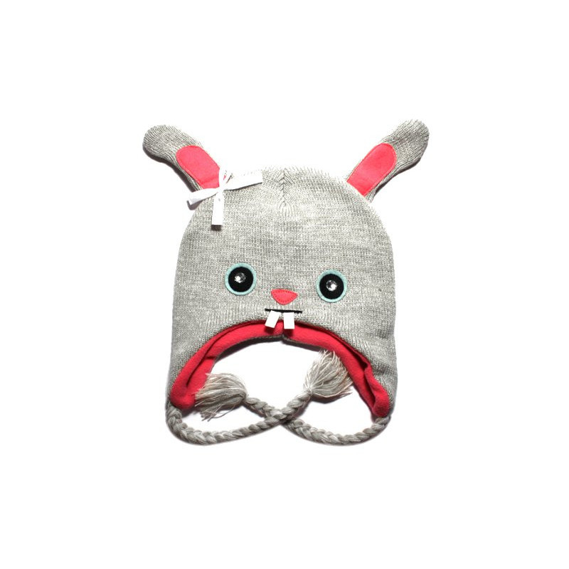 Freaks and Friends Beanie Skimütze Grey Marled Bunny