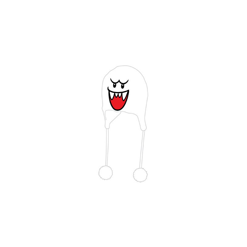 Nintendo® Beanie Skimütze Super Mario Bros. Boo der Geist