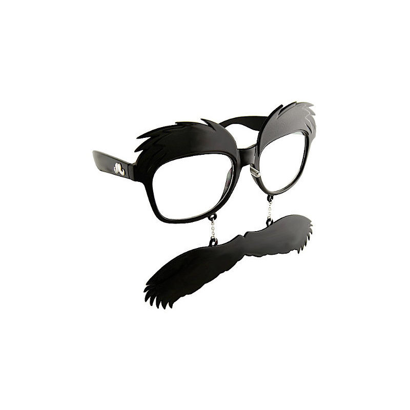 SunStaches® MUSTACHIO Schnauz Partybrille schwarz/klar