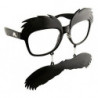 SunStaches® MUSTACHIO Schnauz Partybrille schwarz/klar