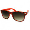 Checkers Wayfarer Blues Brothers Sonnenbrille smoke red