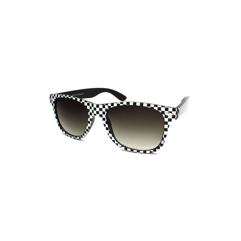 Checkers Wayfarer Blues Brothers Sonnenbrille smoke black