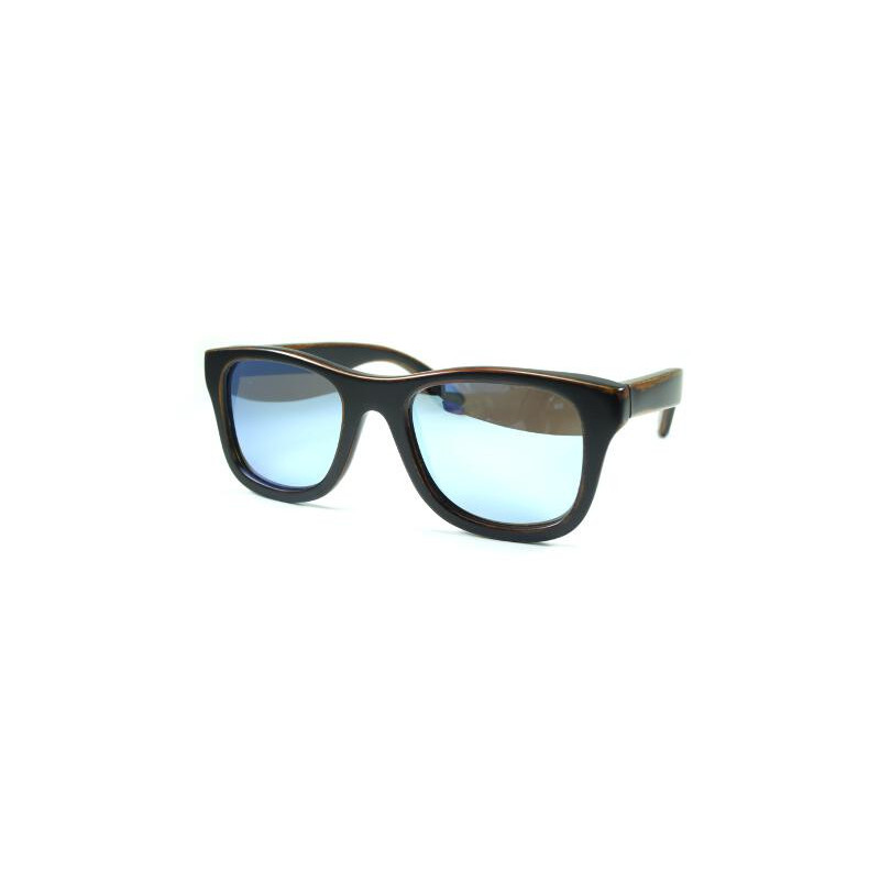 Polarisierte Bambus Wayfarer Sonnenbrille GRUNGE RV