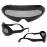 SciFi UFO Designer Techno Party Robo-Style Sonnenbrille black