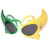 Maskenball Schmetterlings Party Sonnenbrille Big Butterfly green