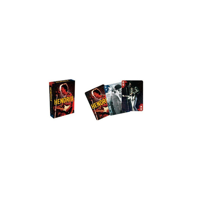 Jimi Hendrix Poker Spielkarten mit Farbfotos