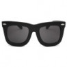 Horn Frame Wayfarer Sonnenbrille Fetter Nerd Rahmen black