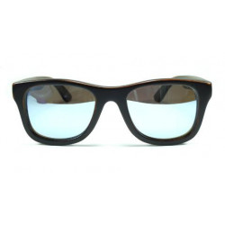 Polarisierte Bambus Wayfarer Sonnenbrille GRUNGE RV