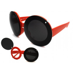 Grosse Flap Kultbrille Party Sonnenbrille Micky Mouse red