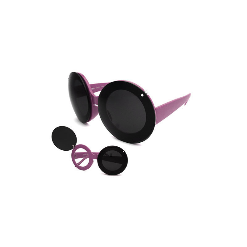 Grosse Flap Kultbrille Party Sonnenbrille Micky Mouse purple