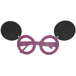 Grosse Flap Kultbrille Party Sonnenbrille Micky Mouse purple