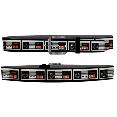 Nintendo® Ledergürtel NES Controller Retro Design (Gr. M)