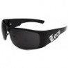 LOCS® Hardcore Designer Sonnenbrille Hybrid 52-lo black shine