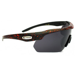 X-Loop® Sport Sonnenbrille Sprinkle Touring smoke black red