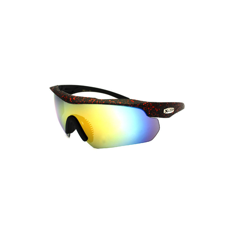 X-Loop® Sport Sonnenbrille Sprinkle Touring Revo black red
