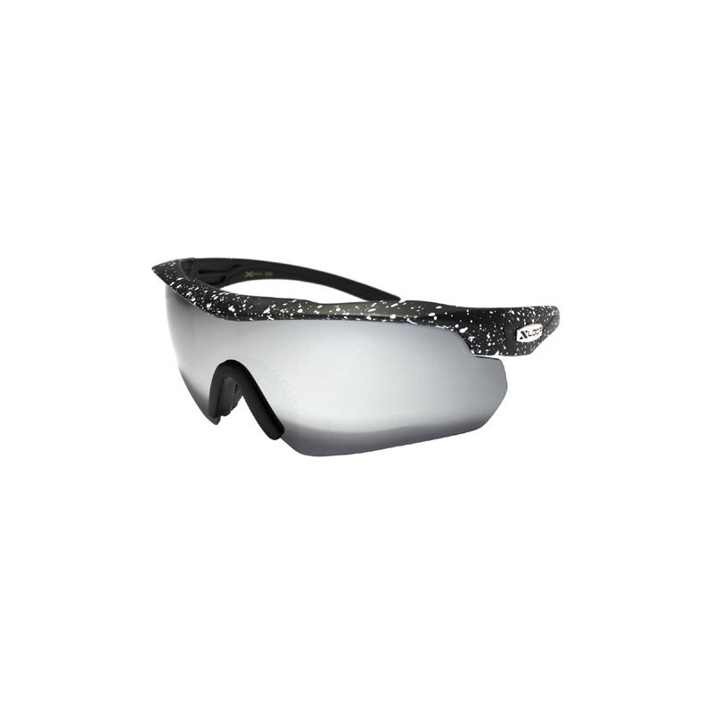 X-Loop® Sport Sonnenbrille Sprinkle Touring Mirror black white