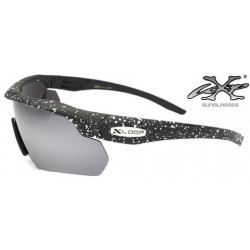 X-Loop® Sport Sonnenbrille Sprinkle Touring Mirror black white