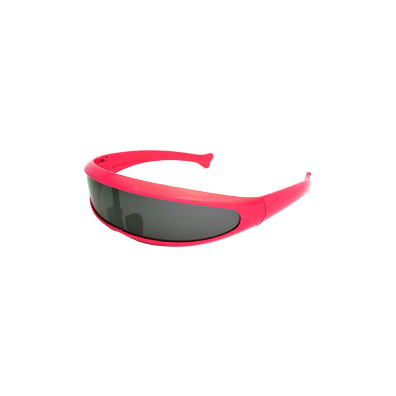 SciFi Roboter Techno Party Future Designer Sonnenbrille pink