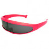 SciFi Roboter Techno Party Future Designer Sonnenbrille pink