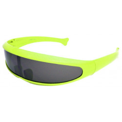 SciFi Roboter Techno Party Future Designer Sonnenbrille yellow