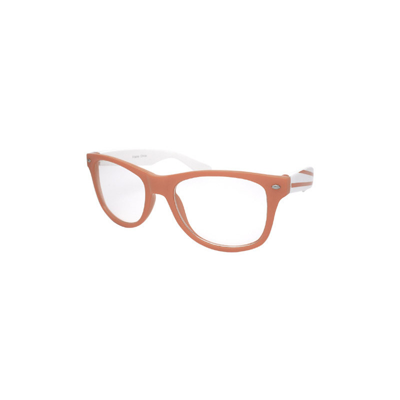 Nerd Stripe Brille Blues Brothers Wayfarer Sonnenbrille pink