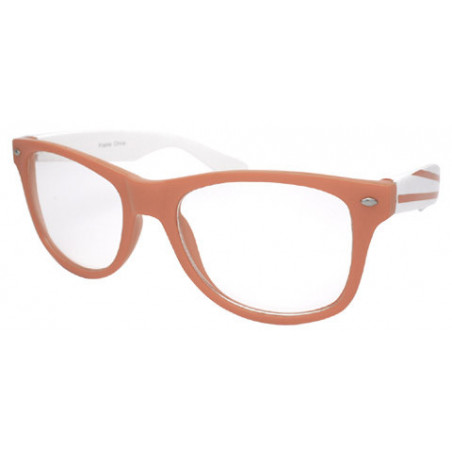 Nerd Stripe Brille Blues Brothers Wayfarer Sonnenbrille pink