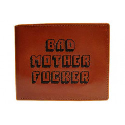 Pulp Fiction Geldbeutel Bad Motherfucker gesticktes Logo brown