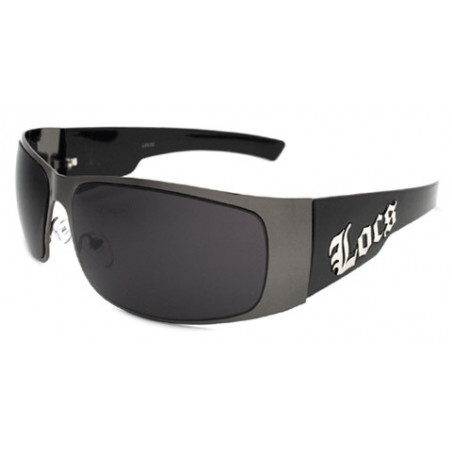 LOCS® Hardcore Designer Sonnenbrille Hybrid 52-lo gunmetal shin