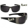 LOCS® Hardcore Designer Sonnenbrille Hybrid 52-lo gunmetal shin