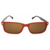 Square Vintage Wayfarer Sonnenbrille superleicht desert red