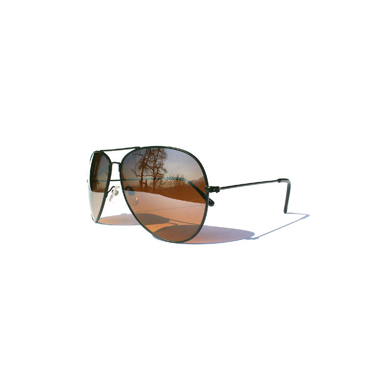 Pilotenbrille Sonnenbrille mit Fahrerlinsen SilmFrame black