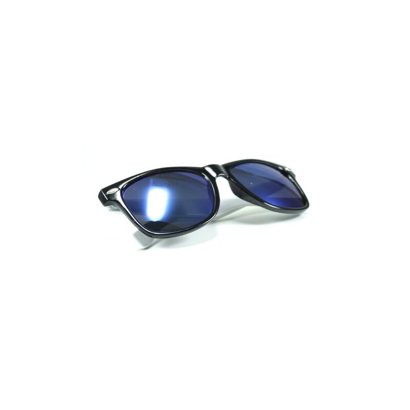 Bicolor Wayfarer Sonnenbrille ELON schwarz weiss