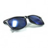 Bicolor Wayfarer Sonnenbrille ELON schwarz weiss