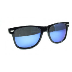 Bicolor Wayfarer Sonnenbrille ELON schwarz weiss